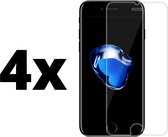 4 Stuks - Screenprotector iPhone 8
