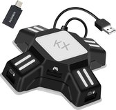 Sounix Gaming Toetsenbord en Muis USB Adapter gebruikt voor Switch - Muis Converter gebruikt  voor PS4/PS3/Xbox One/NS Switch - Zwart-UKX0000X