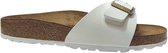 Birkenstock Madrid Dames Slippers - Wit - Maat 43