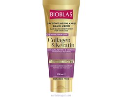 Bioblas Collageen & Keratine Styling Cream 250 ml (fijn en volumineus haar) - haarstyling - haarverzorging
