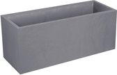 EDA Plantenbak - Bloembak - 98L - 99,5 x 39,5 x 43,5 cm - Grijs