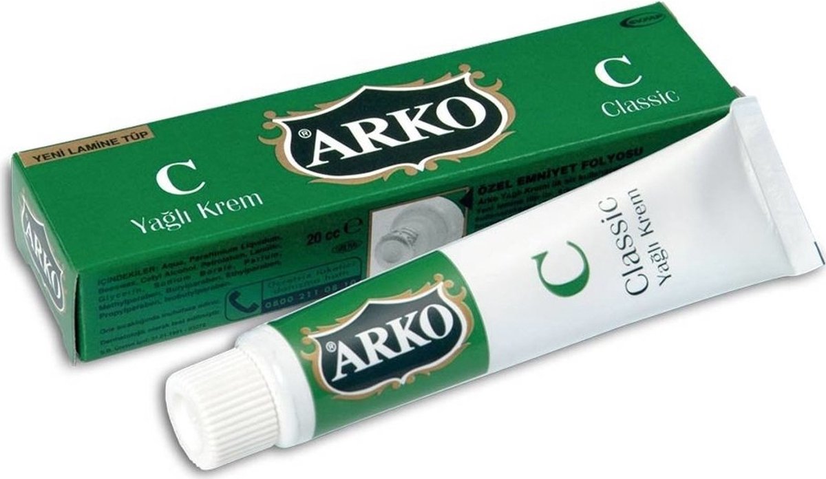 Arko Classic hand- & body cream handcreme (normaal huid) - 12 stuks x 20ml - Voordeelpak