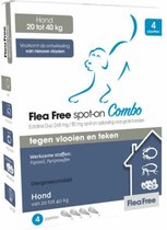 Flea Free Spot-On Combo Hond 20-40 kg - 4 pipetten