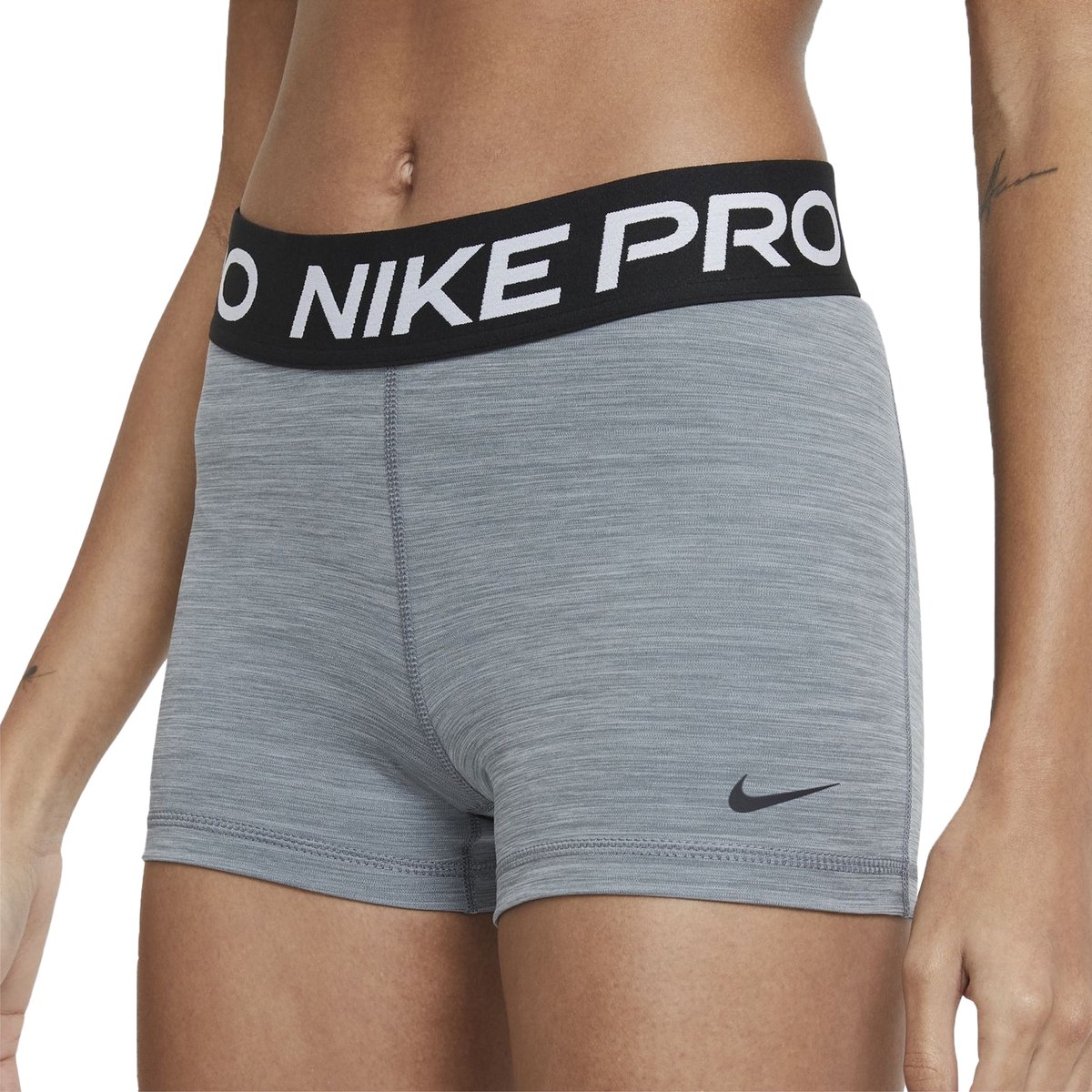 Nike Pro Short Sportbroek Vrouwen Grijs