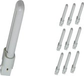 Voordeelpak 10x Osram Dulux S 7W 830 | Warm Wit - 2-Pin.