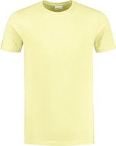 Purewhite -  Heren Regular Fit  Essential T-shirt  - Geel - Maat M