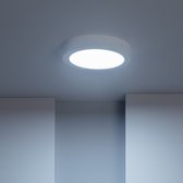 2 Stucks 18W -LED plafonniere -Led Pladfonlamp -Opbouwpaneel -Ø205 mm -Rond -warmwit lamp [Energieklasse A++]