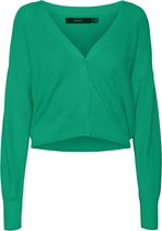 Vero Moda VMNEWLEXSUN LS SHORT V-NECK CARD GA NOOS Dames Vest - Maat L
