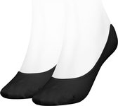 Puma Footie (2-pack) - dames onzichtbare sokken - zwart - Maat: 35-38
