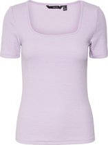 Vero Moda VMPALMA IDA S/S TOP JRS Dames T-shirt - Maat XL