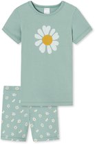 Schiesser Organic Natural Love Meisjes Pyjamaset - Maat 128