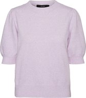 Vero Moda VMDOFFY SS O-NECK PUFF BLOUSE GA Dames T-shirt - Maat XL