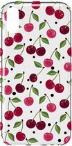 Cellularline - iPhone Xs/X, hoesje style, cherry