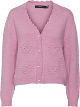 Vero Moda VMKAE D1 BUBLA LS CARDIGAN Dames Vest - Maat L
