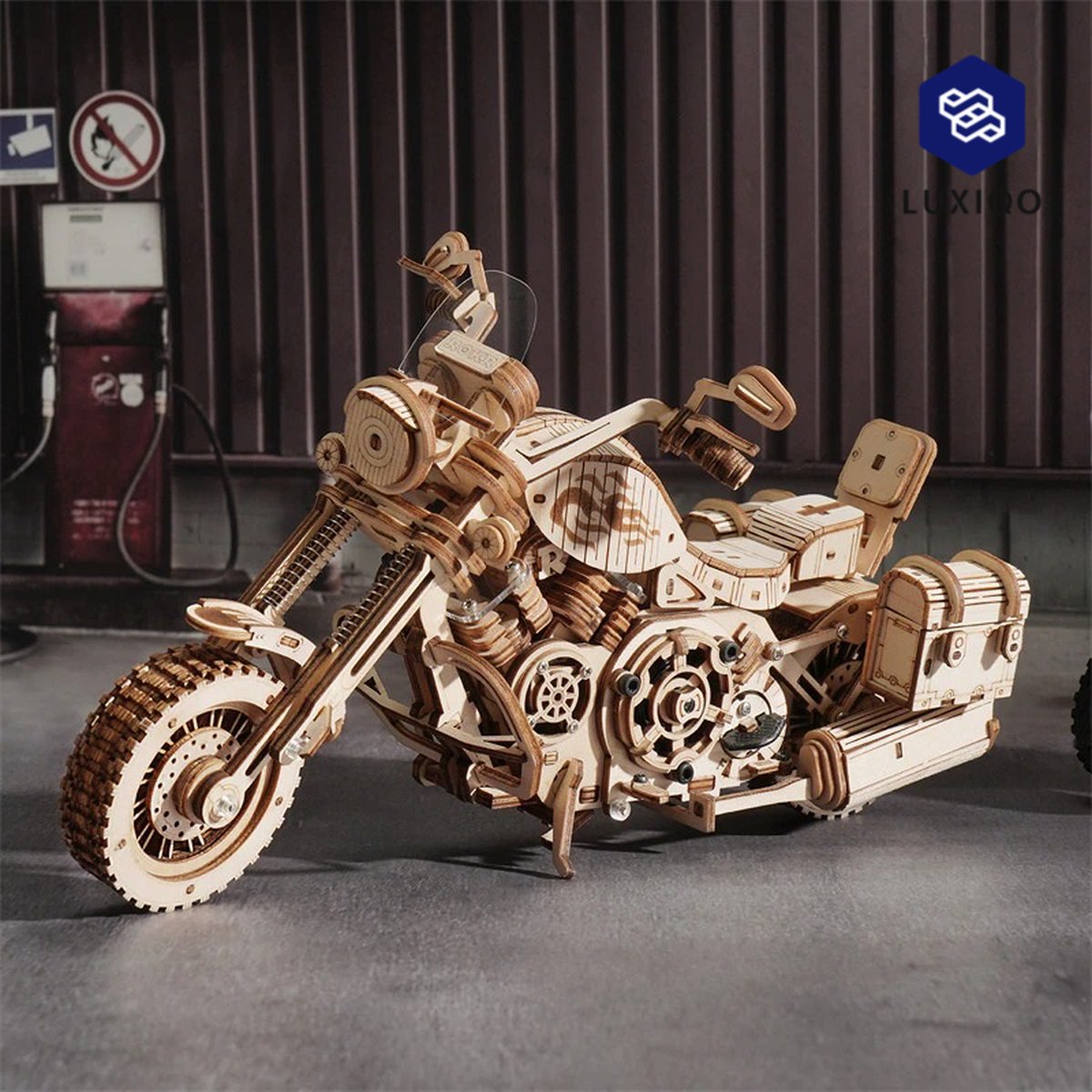 Houten motor of fiets bouwpakket maken! | Snel in huis