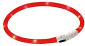 Kerbl Maxi Safe LED halsband - Rood