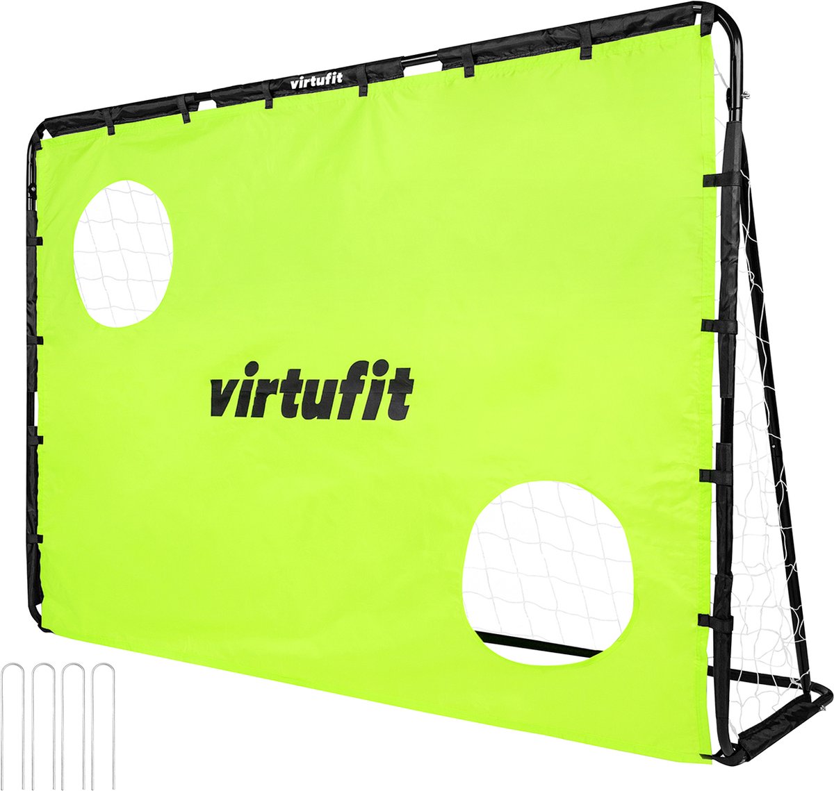 VirtuFit Voetbaldoel met Doelwand – Voetbal Goal – 215 x 150 cm