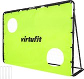 But de football VirtuFit avec mur de but - But de football  - 215 x 150 cm