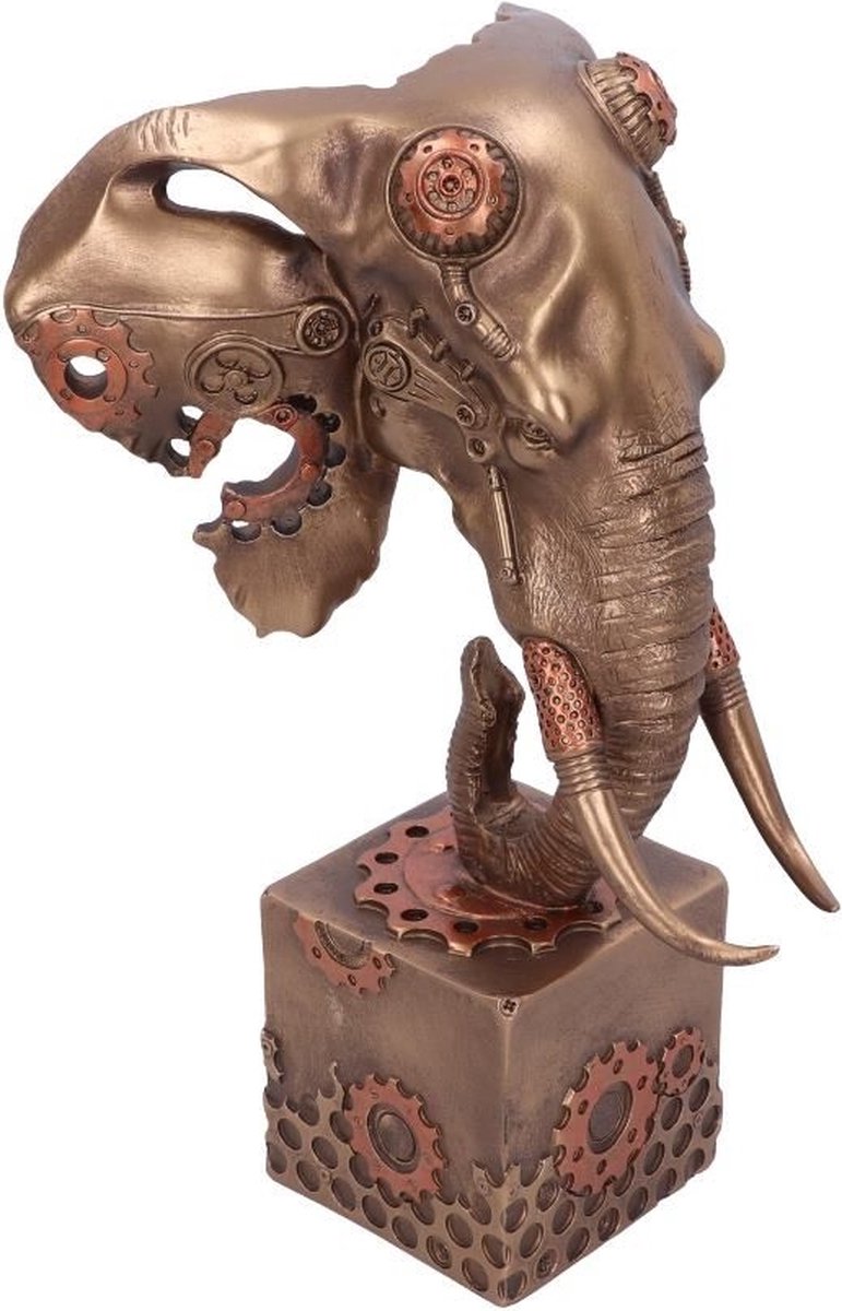Nemesis Now Beeld/figuur Mechephant - Steampunk Olifantenkop - 28.5cm - Bronskleurig