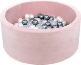 Misioo Ronde Ballenbad Velvet roze | Ballenbak met 300 ballen | Ballenbad |  Ballenbak met ballen