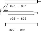 Campking Zak Caravanvoortentstok 25/22Mm.170-260Qg:Alu Tentstok