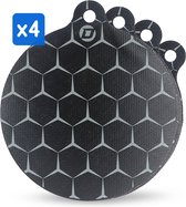 Dykemann® 4x inductie beschermingsmatten / panbeschermers - Anti-slip & bescherming tot 240° - kookplaat beschermer - Inductie matten - Zwart