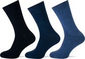 Teckel Sokken Katoen Multi Blauw 36-42