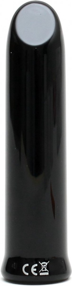 Malaga - bullet mini vibrator zwart - 10 cm