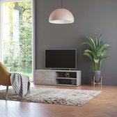 Decoways - Tv-meubel 120x34x37 cm spaanplaat betongrijs