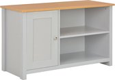 Decoways - Tv-meubel 95x39x58 cm grijs