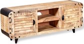 Decoways - Tv-meubel 120x30x50 cm massief mangohout