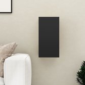 Decoways - Tv-meubel 30,5x30x60 cm spaanplaat zwart