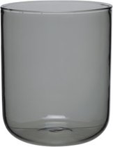 Borosilicate glas zwart 31cl set van 6