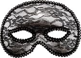 Carnival Toys Verkleedmasker Venetiaans Zilver/zwart One-size