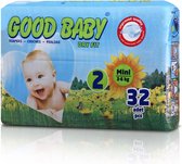 Bebiko Good Baby Dry Fit Mini Pampers Luiers - Maat 2 (3-6 kg) - 64 stuks (2 x 32)