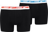 Puma Boxershorts Multi Logo 2-pack Blue / Red Combo