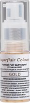 Sugarflair - Pomp Spray - Glitterpoeder - Goud - 10g