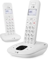 Doro Comfort 1015 - Téléphone DECT Duo - Répondeur - Wit