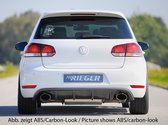 RIEGER - PERFORMANCE DIFFUSER AGGRESIVE - VOLKSWAGEN VW 6 GTI / GTD / OEM GOLF - GLOSSY BLACK
