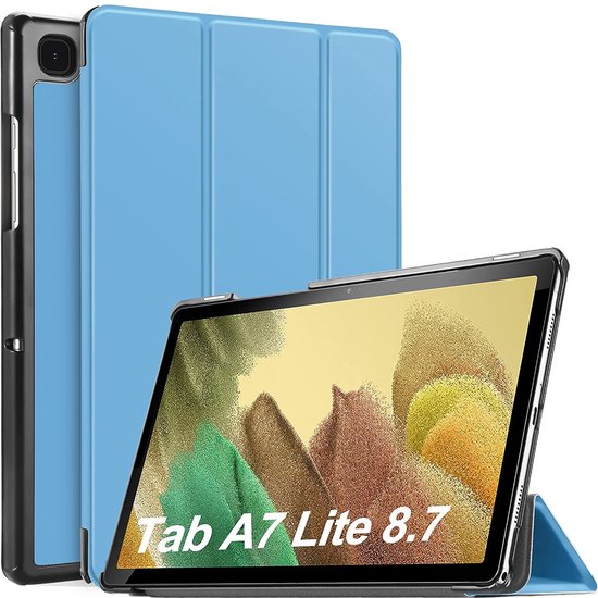 Samsung Tab A7 lite Bookcase Blauw clair - Housse pour tablette Samsung Tab  A7 Lite... | bol.com