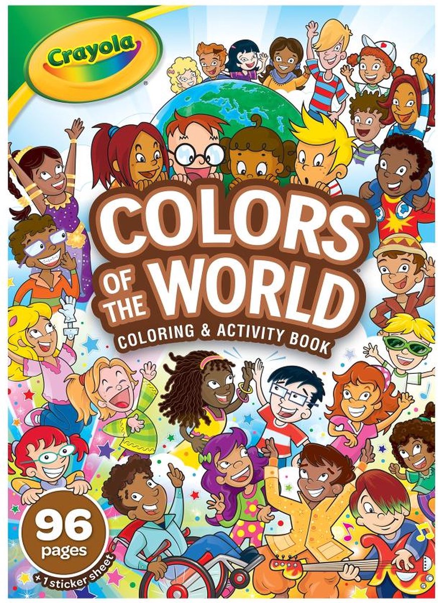 Crayola - Kleurboek voor kinderen - Color of the World - 96 pagina's