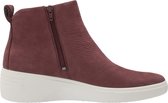 Ecco Soft 7 wedge dames boot - Bruin - Maat 39