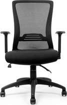 LifeGoods Ergonomische Bureaustoel - Office Chair - Verstelbaar - Volwassenen - Zwart