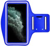 iPhone 11 sportband - Hardloopband - Sportband telefoon - Blauw - Able & Borret