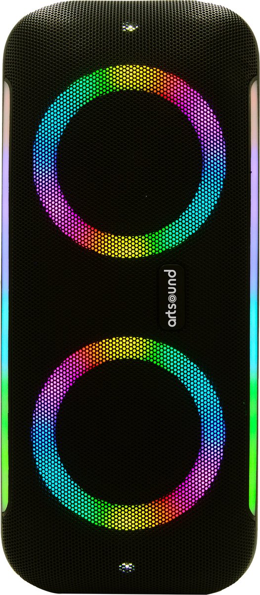 ArtSound - LIGHTBEATS M, portable BT speaker, zwart