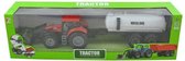 1:32 Tractor Met Aanhangwagen 52X11X15,5Cm ( word assorti geleverd)