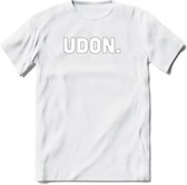 Udon - Snack T-Shirt | Grappig Verjaardag Kleding Cadeau | Eten En Snoep Shirt | Dames - Heren - Unisex Tshirt | - Wit - M