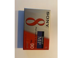 SONY MP 8 - MP PAL 90 VIDEO 8 TAPE - P5-90MP2 - LP 180 MM - SP 90 MIN
