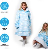 Noony Cloud oversized hoodie deken - plaids met mouwen - fleece deken met mouwen - ultrazachte binnenkant - hoodie blanket - snuggie - one size fits all