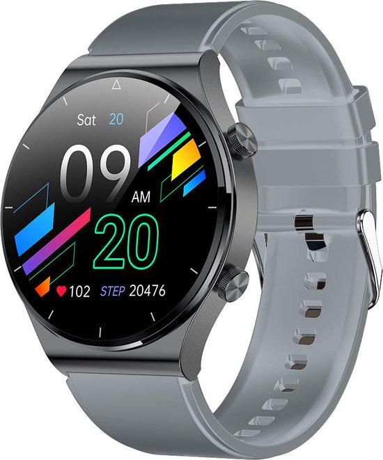 STJ™ - Smartwatch - Voor IOS en Android - Smartwatch voor mannen en vrouwen  - Met | bol.com